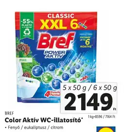 BREF Color Aktív WC-illatosító