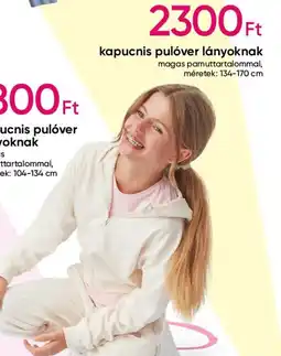 Pepco Kapucnis pulóver lányoknak ajánlat