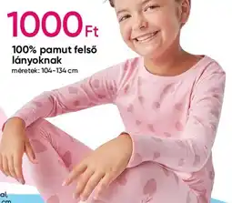 Pepco 100% pamut felső lányoknak ajánlat