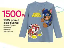 Pepco 100% pamut póló fiúknak ajánlat