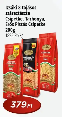 Real Izsáki 8 tojásos száraztészta ajánlat