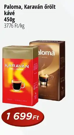 Real Paloma, Karaván őrölt kávé ajánlat
