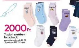 Pepco 7 zokni szettben lányoknak ajánlat