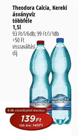 Theodora Calcia, Kereki ásványvíz