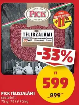 PENNY Pick téliszalámi ajánlat