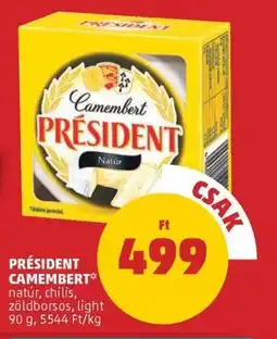 PENNY Président camembert ajánlat
