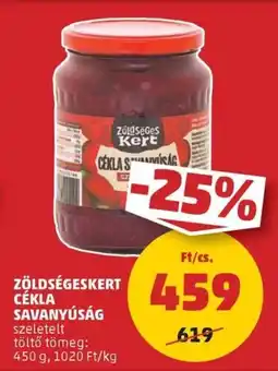 PENNY Zöldségeskert cékla savanyúság ajánlat
