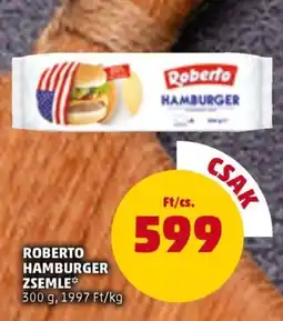 PENNY Roberto hamburger zsemle ajánlat