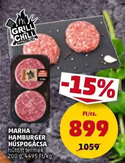 PENNY Marha hamburger húspogácsa ajánlat