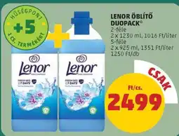 Lenor öblítő duopack