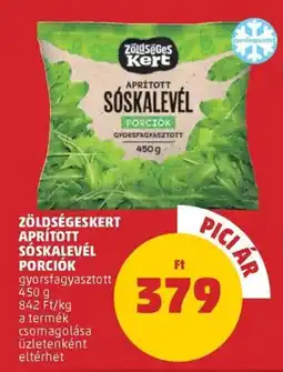 PENNY Zöldségeskert aprított sóskalevél porciók ajánlat