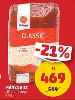 PENNY Mánya rizs ajánlat