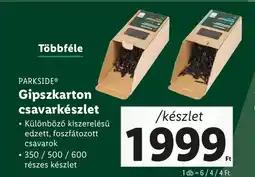 PARKSIDE® Gipszkarton csavarkészlet