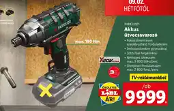 Lidl PARKSIDE® Akkus ütvecsavarozó ajánlat