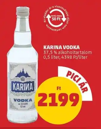 PENNY Karina vodka ajánlat