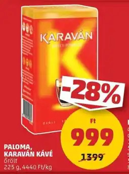 PENNY Paloma, karaván kávé ajánlat