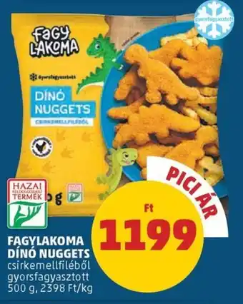 PENNY Fagylakoma dínó nuggets ajánlat