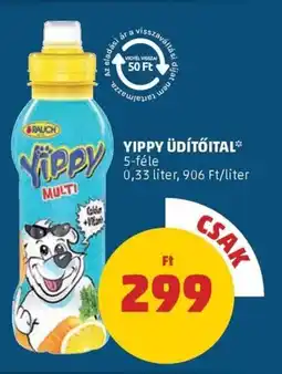 PENNY Yippy üdítőital ajánlat
