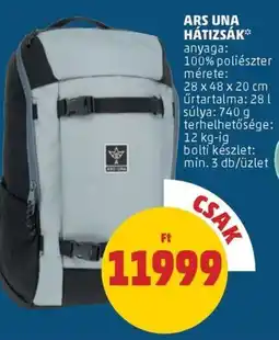 PENNY Ars una hátizsák ajánlat