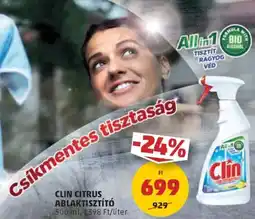 PENNY Clin citrus ablaktisztító ajánlat