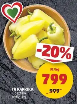 PENNY Tv paprika ajánlat