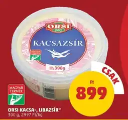 Orsi kacsa-, libazsír