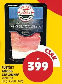 PENNY Füstölt angol-szalonna ajánlat