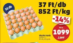 PENNY Tálcás tojás ajánlat