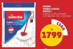 Vileda turbo classic pótfej