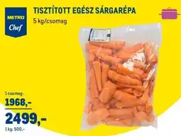 Metro Tisztított egész sárgarépa ajánlat