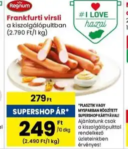 Spar Market Frankfurti virsli ajánlat