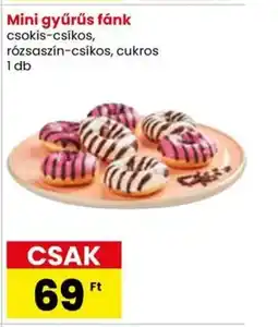 Mini gyűrűs fánk