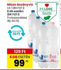 Mizse ásványvíz