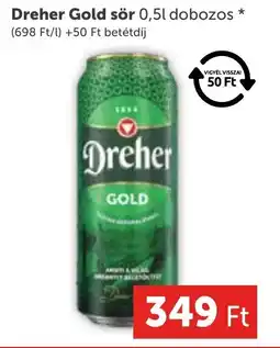 PRIVÁT Dreher Gold sör ajánlat