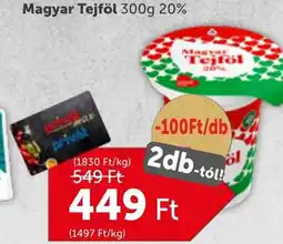 PRIVÁT Magyar Tejföl ajánlat