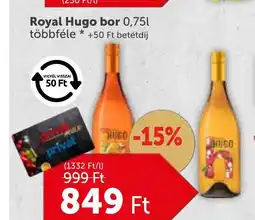 PRIVÁT Royal Hugo bor ajánlat