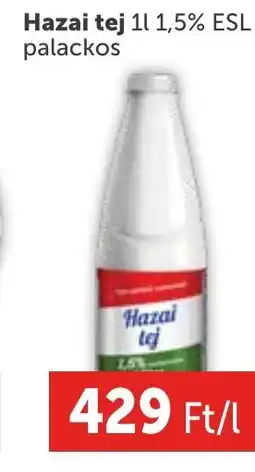 PRIVÁT Hazai tej ajánlat