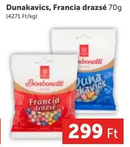Dunakavics, Francia drazsé