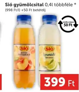 PRIVÁT Sió gyümölcsital ajánlat