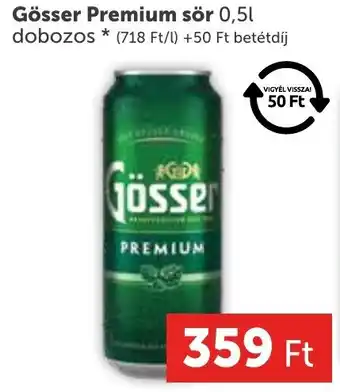 PRIVÁT Gösser Premium sör ajánlat