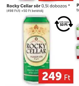 PRIVÁT Rocky Cellar sör ajánlat