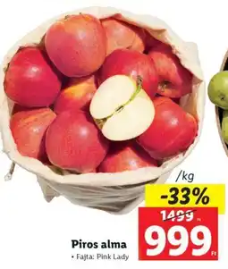 Lidl Piros alma ajánlat