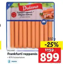 Lidl Dulano Frankfurti roppanós ajánlat