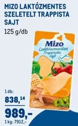 Metro Mizo laktózmentes trappista sajt ajánlat
