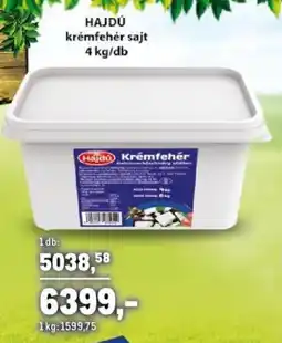 Metro Hajdú krémfehér sajt ajánlat