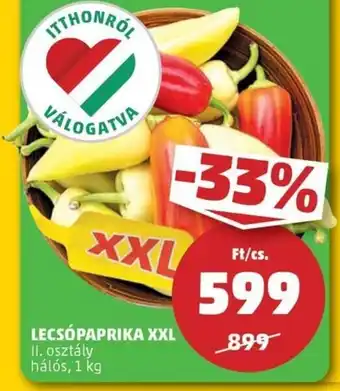 PENNY Lecsópaprika XXL ajánlat