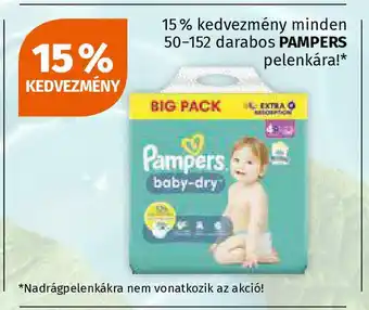 Müller Pampers pelenkára ajánlat
