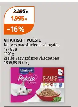 Müller Vitakraft poésie nedves macskaeledel ajánlat