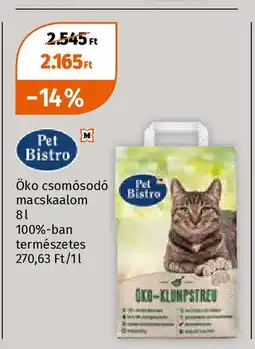Öko csomósodó macskaalom