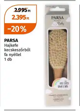 Parsa hajkefe kecskeszőrből fa nyéllel